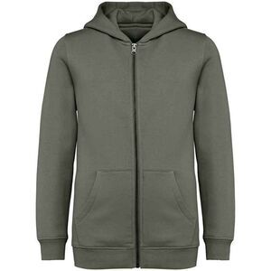 Native Spirit Childrens/Kids Full Zip Hoodie / Natural Khaki